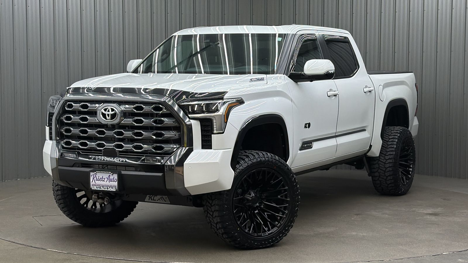 Lifted 2025 Toyota Tundra Hybrid Platinum Short Bed w/ Sunroof