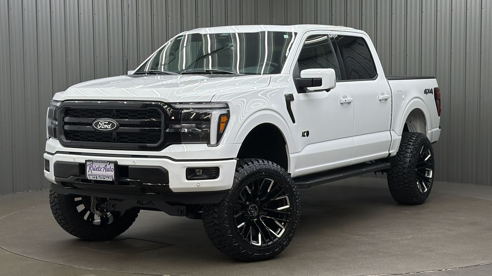 Lifted 2025 Ford F-150 Lariat Black Package Short Bed w/ 501A & Moonroof