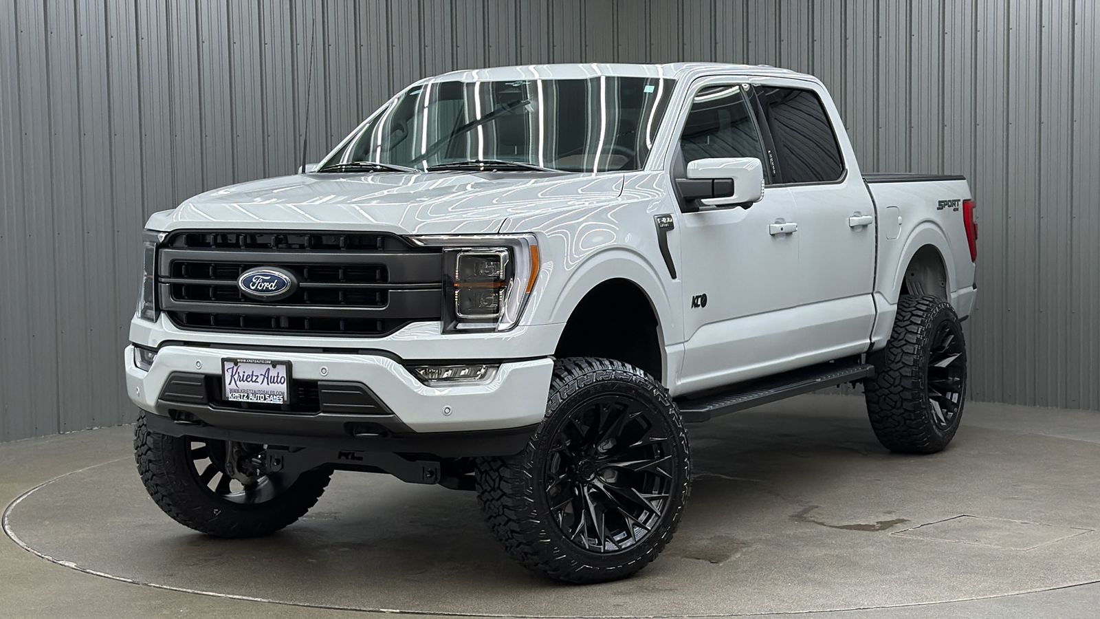 Lifted 2023 Ford F-150 Lariat Sport Package Short Bed w/ 502A & Moonroof