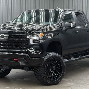 Lifted 2025 Chevrolet Silverado 1500 LT Trail Boss Premium Short Bed w/ Dark Essentials & Sunroof