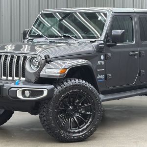 Lifted 2023 Jeep Wrangler Sahara 4xe w/ Cold Weather & Hard Top