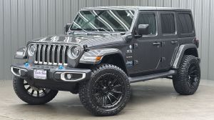 Lifted 2023 Jeep Wrangler Sahara 4xe w/ Cold Weather & Hard Top