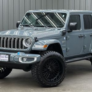 Lifted 2024 Jeep Wrangler Sahara 4xe w/ Tech, Safety & Hard Top