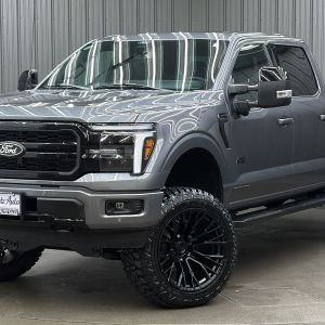 Lifted 2025 Ford F-150 Lariat Black Package FX4 Short Bed w/ 502A & Moonroof