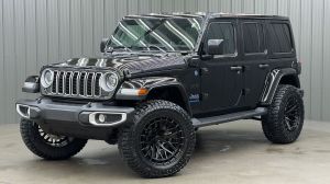 Lifted 2025 Jeep Wrangler Sahara 4xe w/ Hard Top