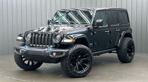 Lifted 2023 Jeep Wrangler Rubicon 4xe w/ Sky Top