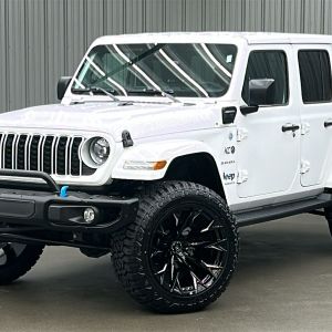 Lifted 2024 Jeep Wrangler Sahara 4xe w/ Safety & Hard Top