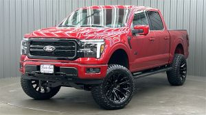 Lifted 2025 Ford F-150 Lariat Black Package Short Bed w/ 501A