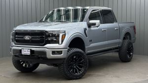 Lifted 2025 Ford F-150 Lariat Black Package Short Bed w/ 501A & Moonroof