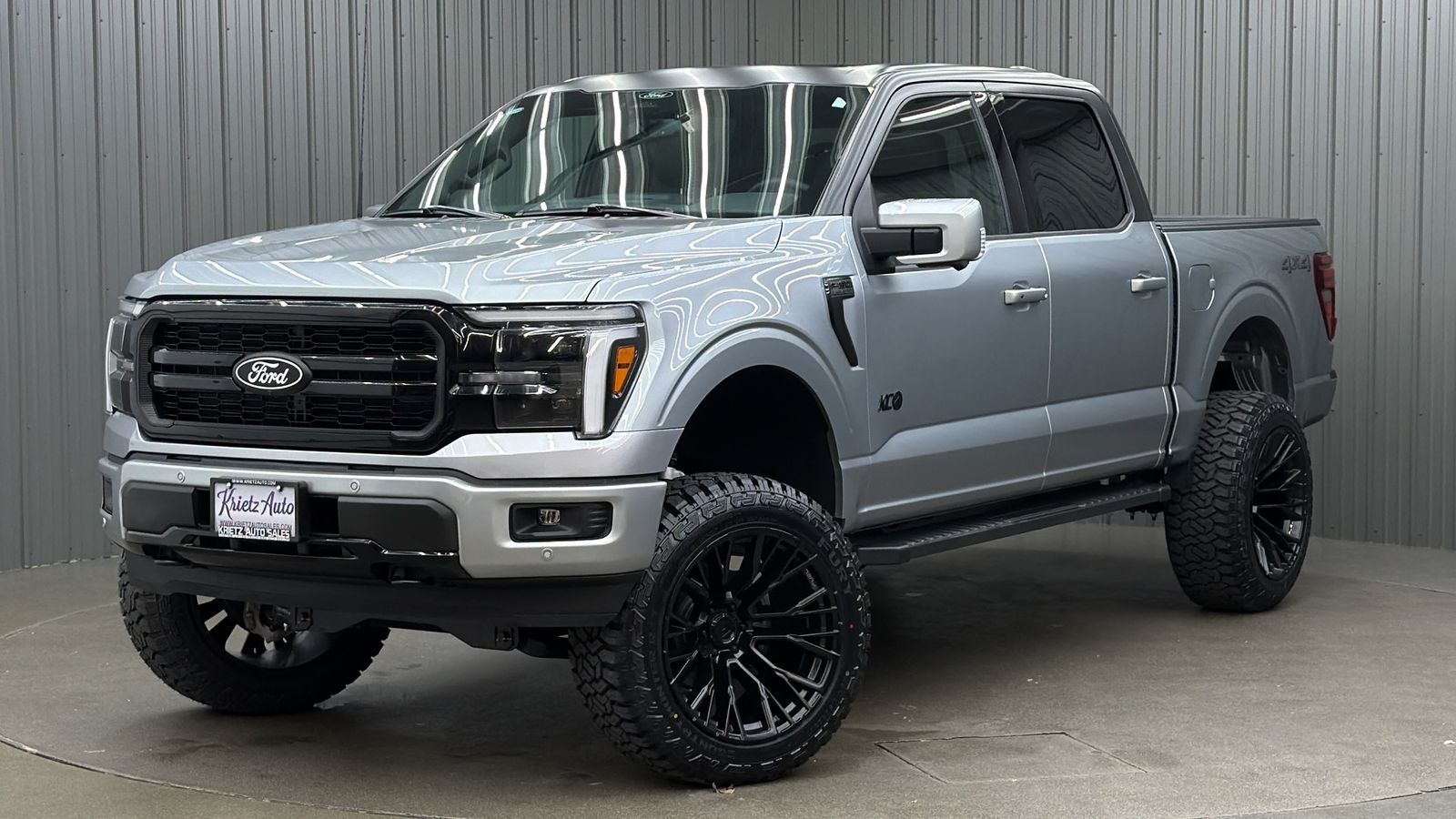 Lifted 2025 Ford F-150 Lariat Black Package Short Bed w/ 501A & Moonroof