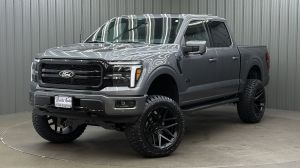 Lifted 2025 Ford F-150 Lariat Black Package Short Bed w/ 501A & Moonroof