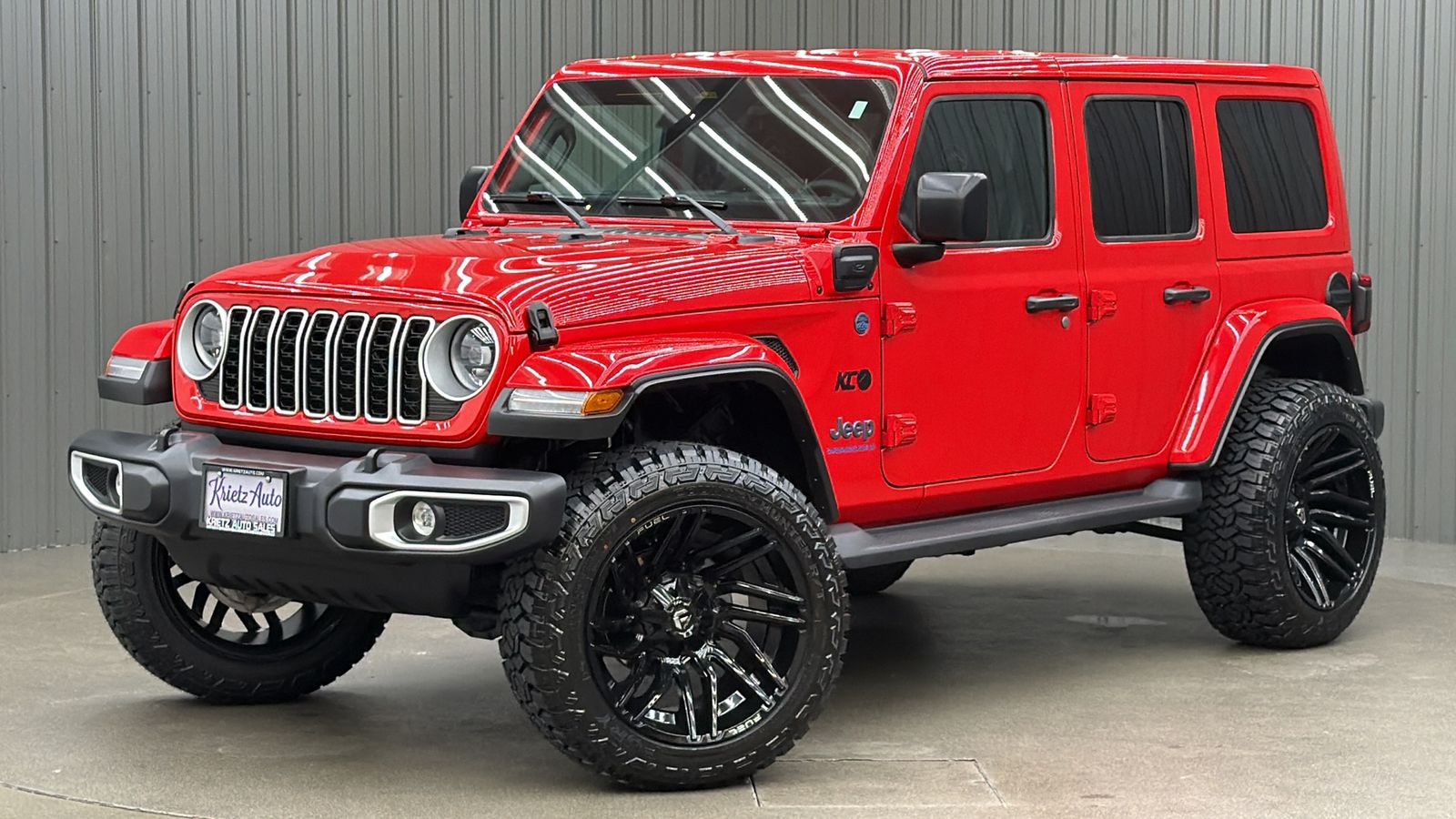 Lifted 2025 Jeep Wrangler Sahara 4xe w/ Hard Top
