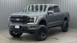 Lifted 2025 Ford F-150 Lariat Black Package Short Bed w/ 501A & Moonroof
