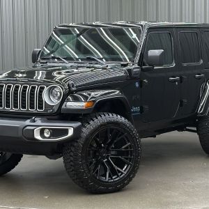 Lifted 2025 Jeep Wrangler Sahara 4xe w/ Active Safety & Hard Top