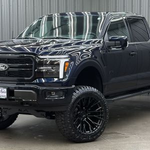 Lifted 2025 Ford F-150 Lariat Black Package Short Bed w/ 501A & Moonroof