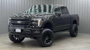 Lifted 2025 Ford F-150 Lariat Black Package Short Bed w/ 501A & Moonroof