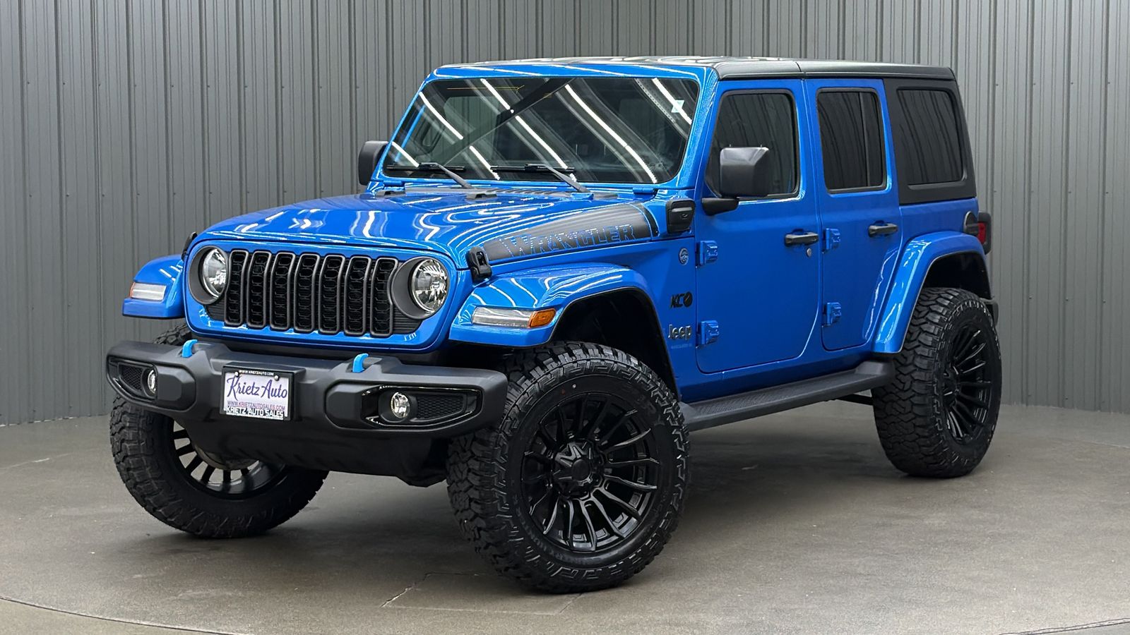 Lifted 2024 Jeep Wrangler Sport S 4xe w/ Convenience, Tech & Hard Top