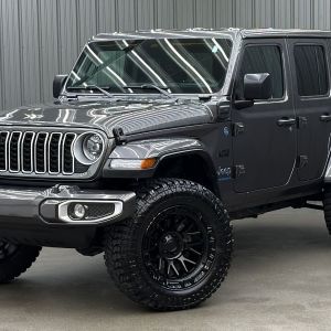 Lifted 2025 Jeep Wrangler Sahara 4xe w/ Active Safety & Hard Top