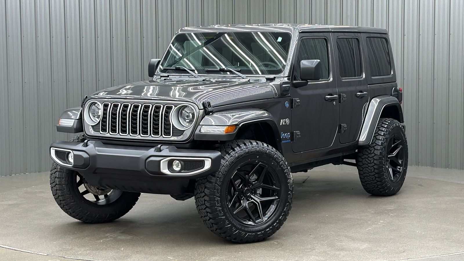 Lifted 2025 Jeep Wrangler Sahara 4xe w/ Active Safety & Hard Top
