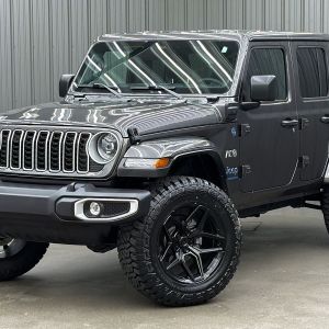Lifted 2025 Jeep Wrangler Sahara 4xe w/ Active Safety & Hard Top