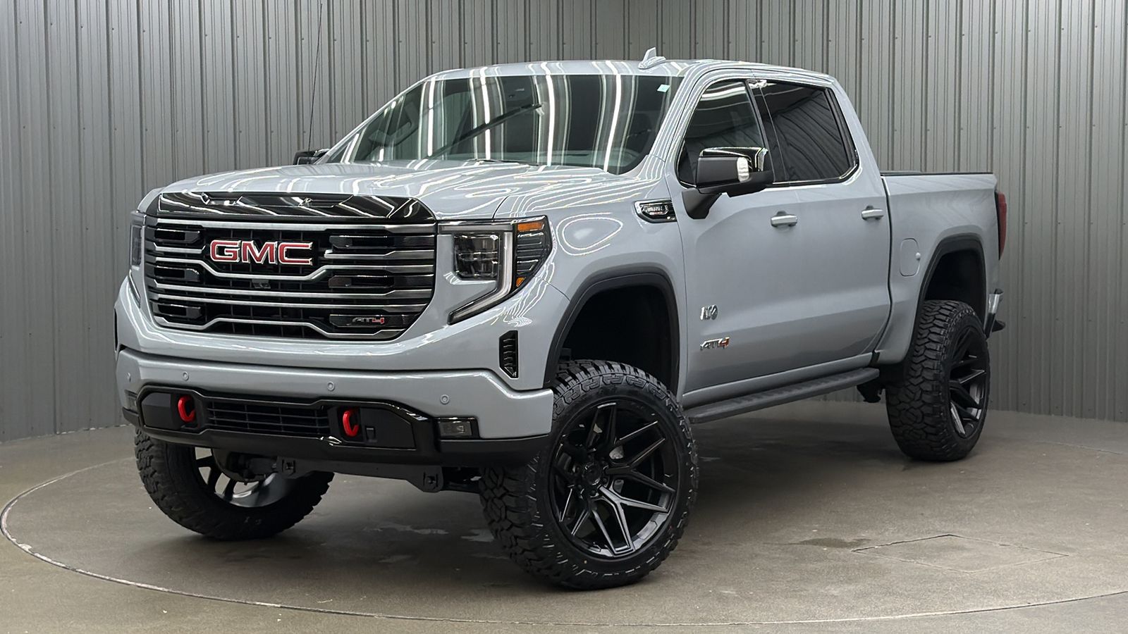 Lifted 2025 GMC Sierra 1500 AT4 Premium Short Bed w/ Tech & Sunroof