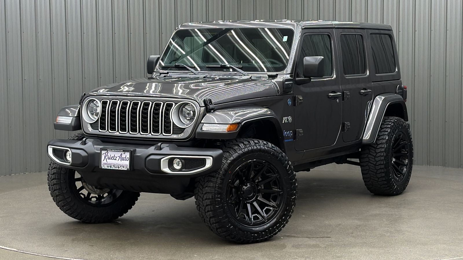 Lifted 2025 Jeep Wrangler Sahara 4xe w/ Active Safety & Hard Top