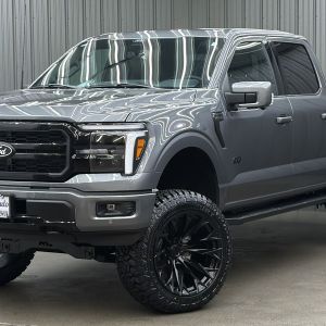 Lifted 2025 Ford F-150 Lariat Black Package Short Bed W/ 501A & Moonroof