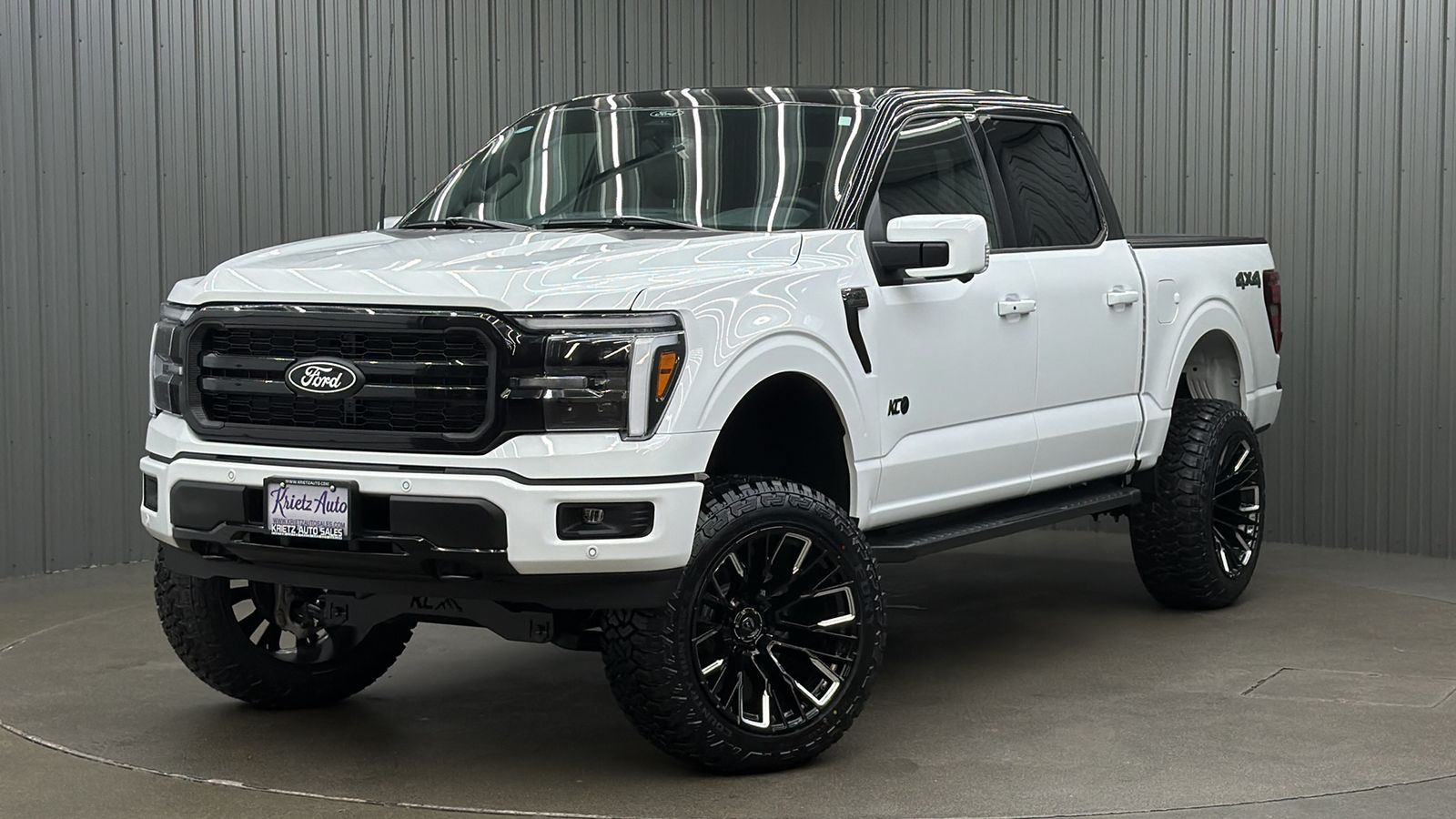 Lifted 2025 Ford F-150 Lariat Black Package Short Bed w/ 501A & Moonroof