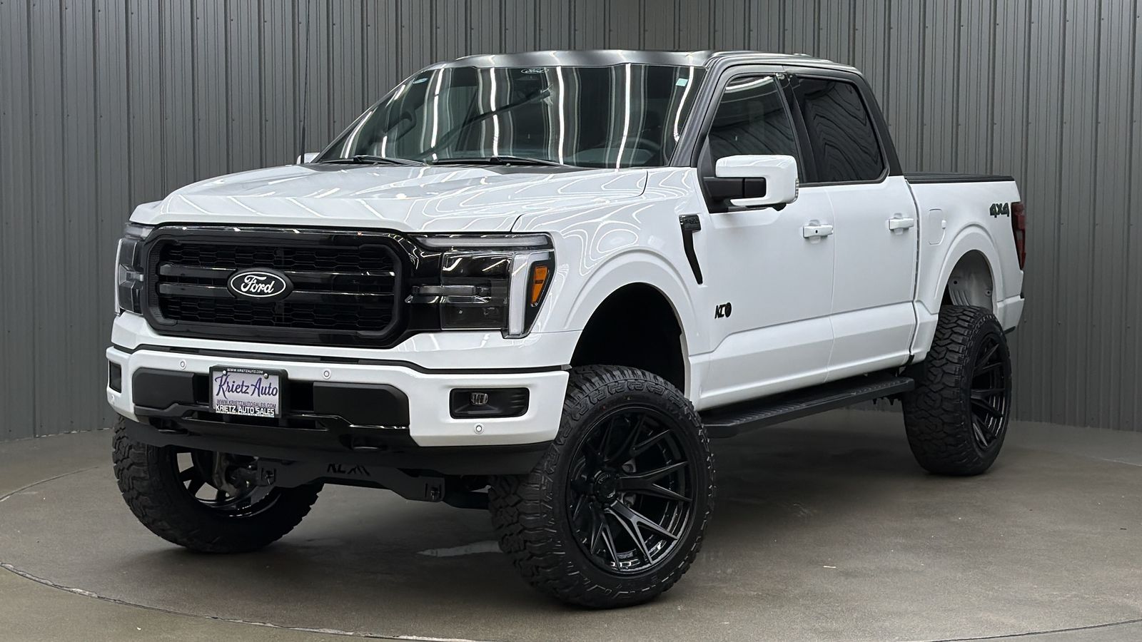 Lifted 2025 Ford F-150 Lariat Black Package Short Bed w/ 501A & Moonroof