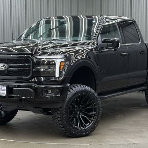 Lifted 2025 Ford F-150 Lariat Black Package Short Bed w/ 501A & Moonroof