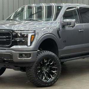 Lifted 2025 Ford F-150 Lariat Black Package Short Bed w/ 501A & Moonroof