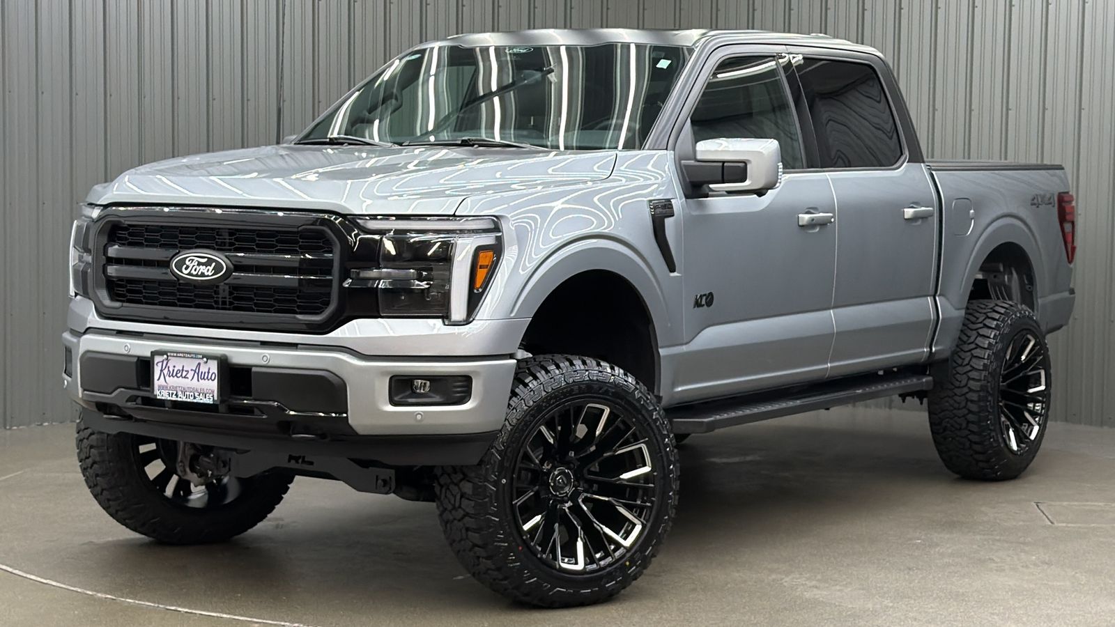 Lifted 2025 Ford F-150 Lariat Black Package Short Bed w/ 501A & Moonroof