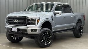 Lifted 2025 Ford F-150 Lariat Black Package Short Bed w/ 501A & Moonroof