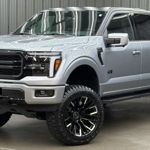Lifted 2025 Ford F-150 Lariat Black Package Short Bed w/ 501A & Moonroof