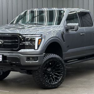 Lifted 2025 Ford F-150 Lariat Black Package Short Bed w/ 502A & Moonroof