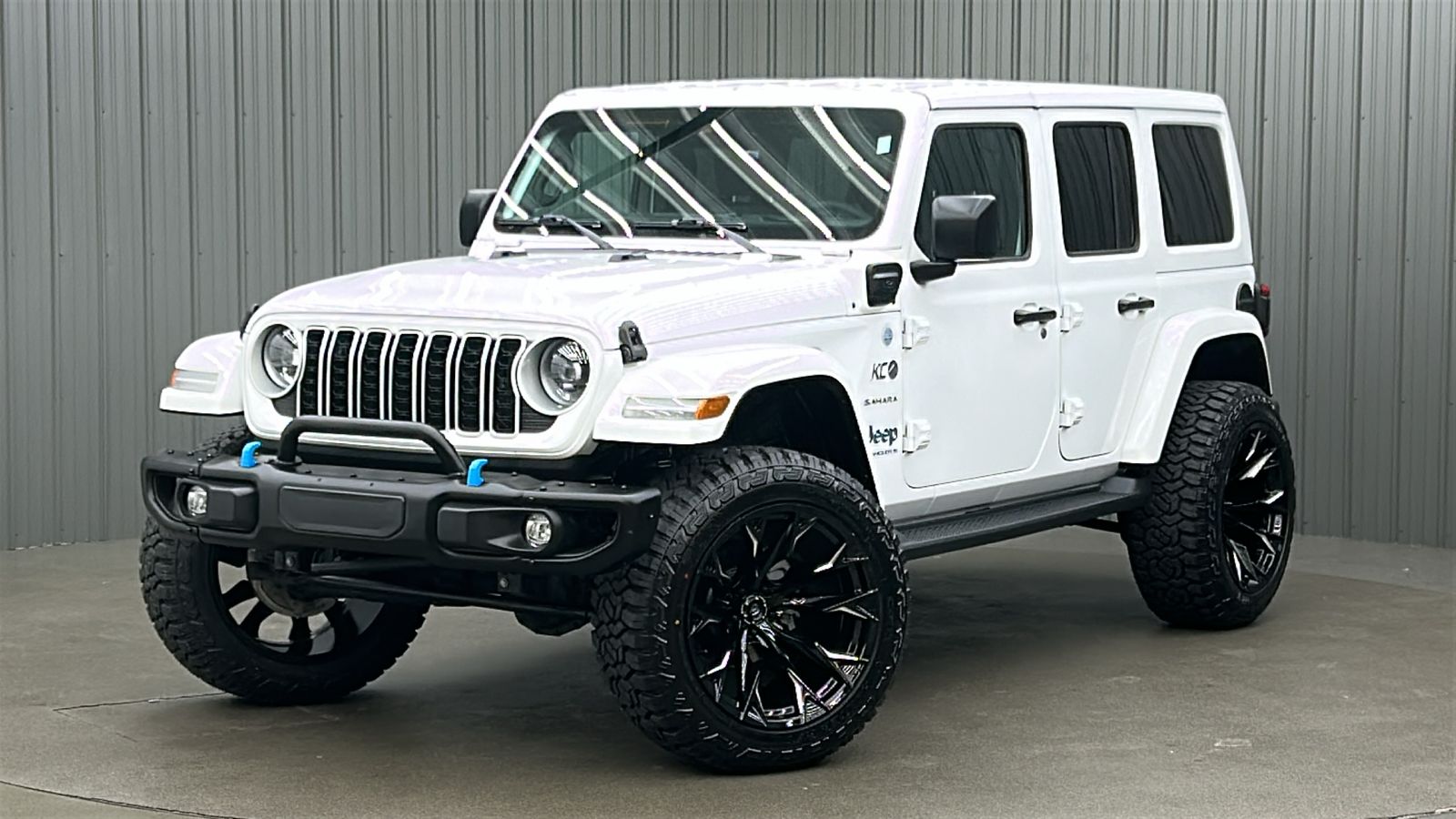Lifted 2024 Jeep Wrangler Sahara 4xe w/ Safety & Hard Top