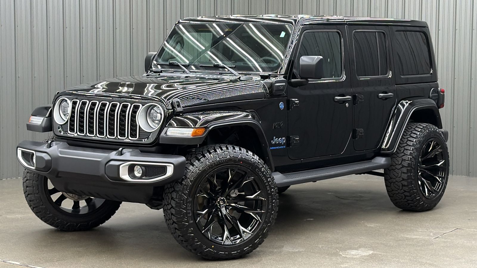 Lifted 2025 Jeep Wrangler Sahara 4xe w/ Hard Top