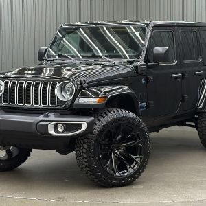 Lifted 2025 Jeep Wrangler Sahara 4xe w/ Active Safety & Hard Top