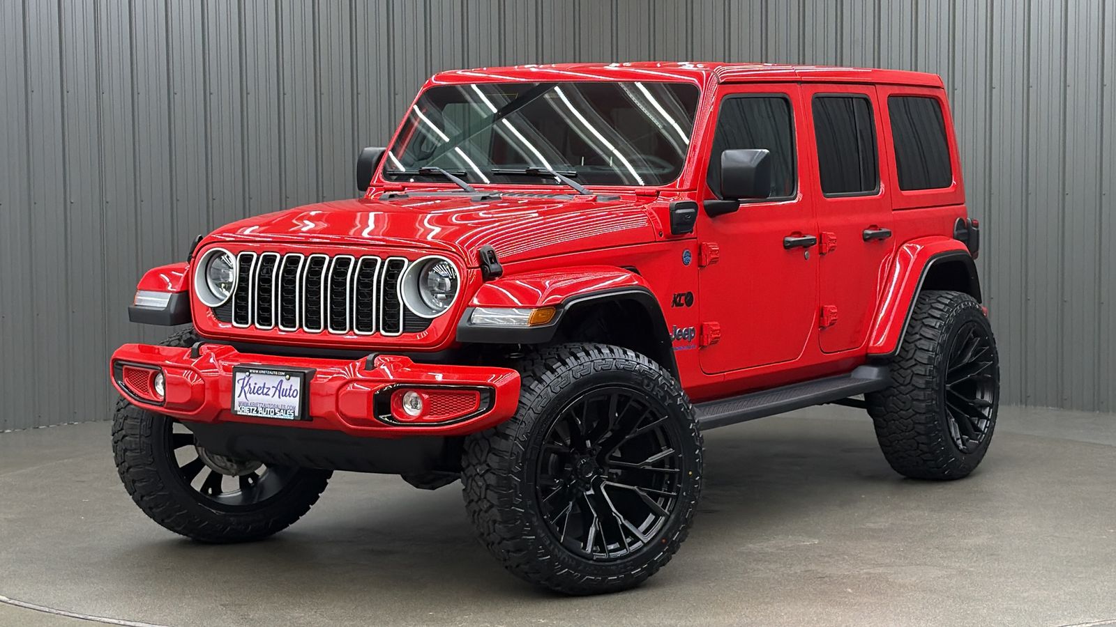 Lifted 2025 Jeep Wrangler Sahara 4xe w/ Hard Top