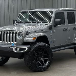 Lifted 2023 Jeep Wrangler Sahara 4xe w/ Sky Top