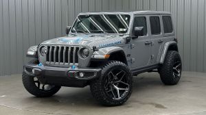 Lifted 2023 Jeep Wrangler Rubicon 4xe w/ Cold Weather & Sky Top