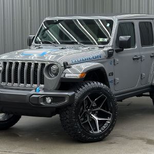 Lifted 2023 Jeep Wrangler Rubicon 4xe w/ Cold Weather & Sky Top