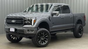 Lifted 2025 Ford F-150 Lariat Black Package Short Bed w/ 501A & Moonroof