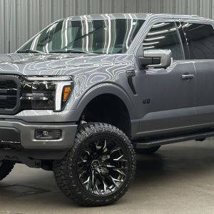 Lifted 2025 Ford F-150 Lariat Black Package Short Bed w/ 501A & Moonroof