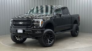 Lifted 2025 Ford F-150 Lariat Black Package Short Bed w/ 502A & Moonroof