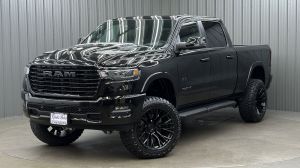 Lifted 2025 Ram 1500 Laramie Night Edition Long Bed w/ Level 2 & Sunroof