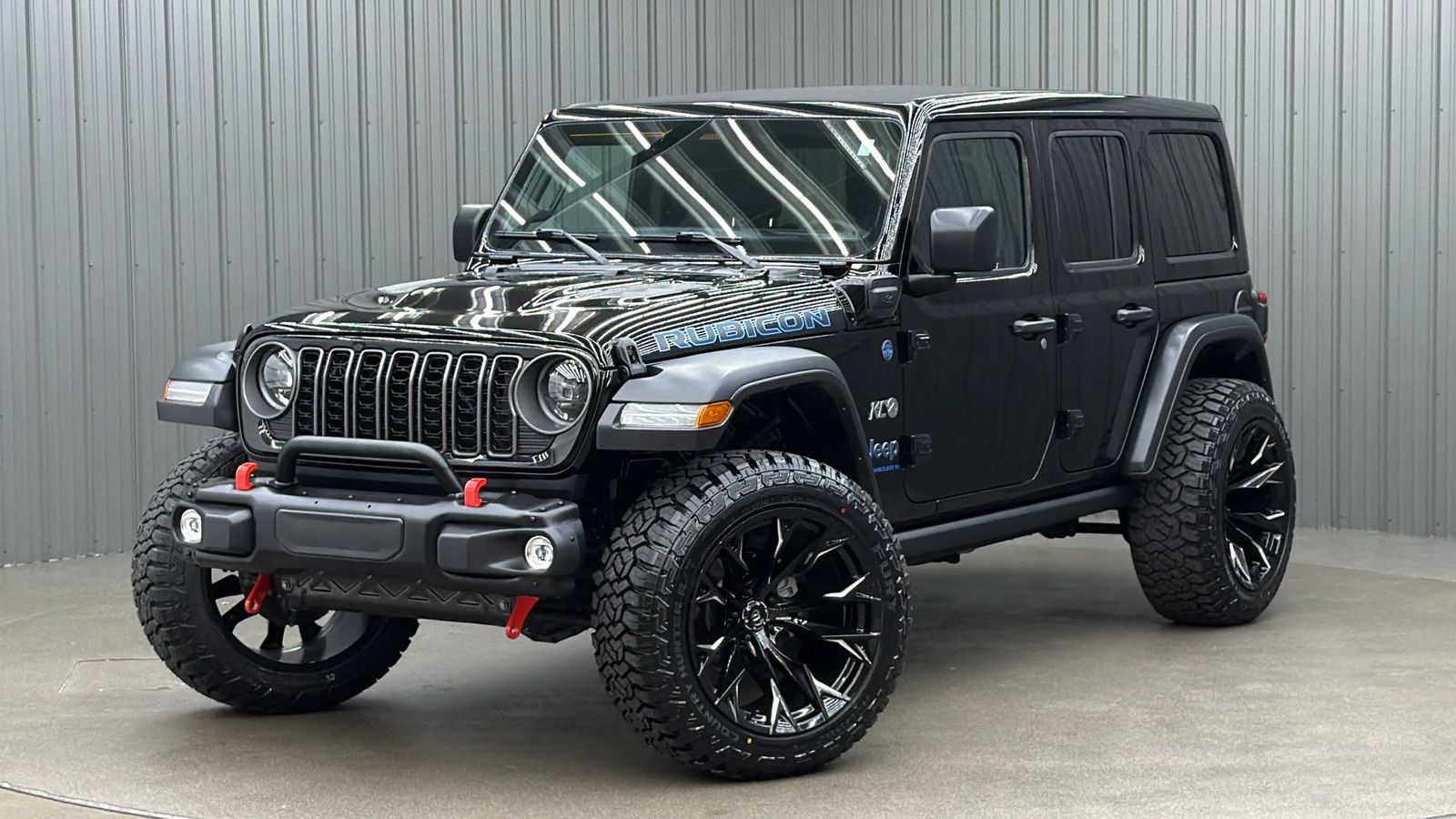 Lifted 2025 Jeep Wrangler Rubicon 4xe w/ Convenience & Sky Top