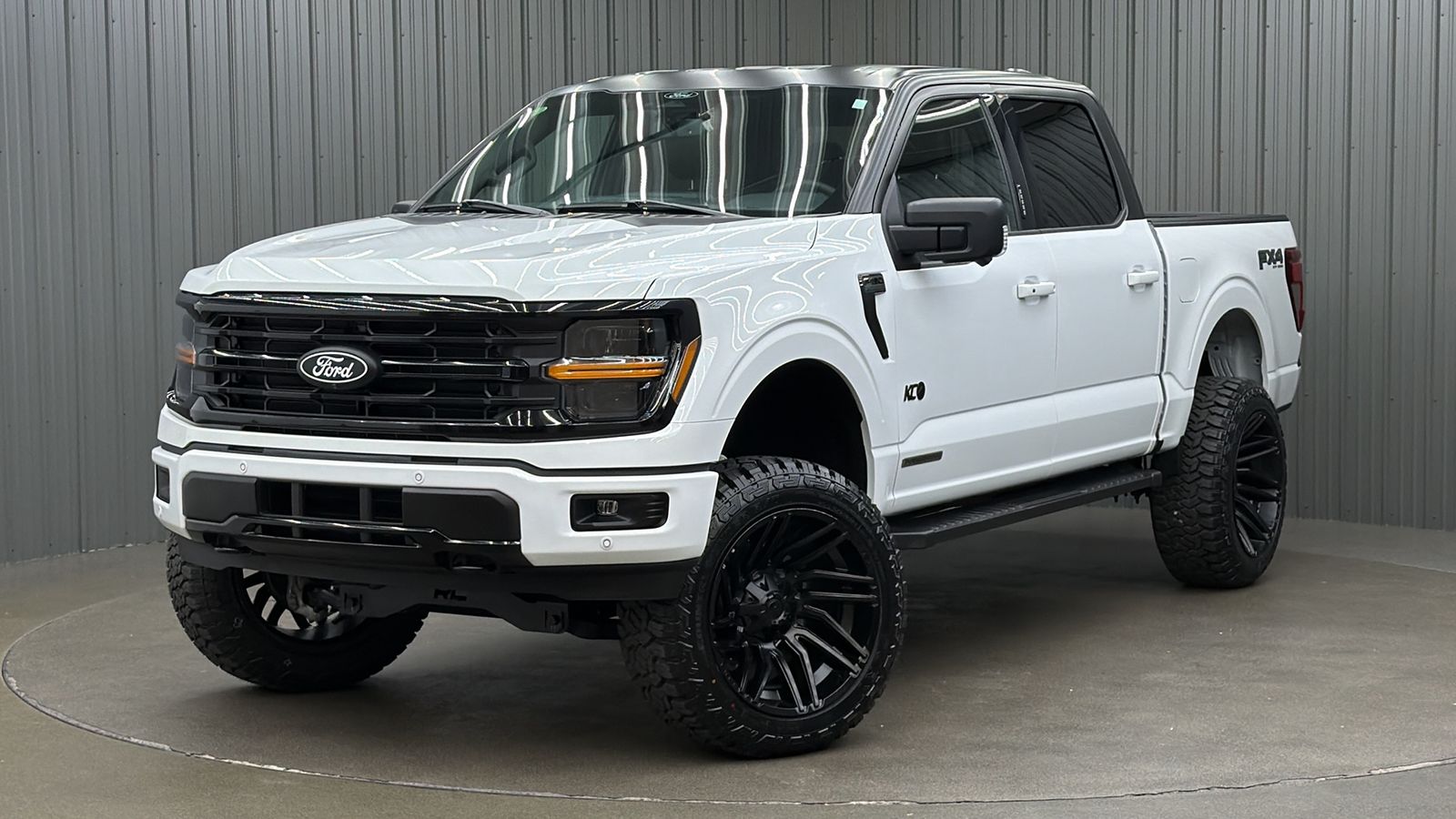 Lifted 2024 Ford F-150 XLT Black Package FX4 Short Bed w/ 302A