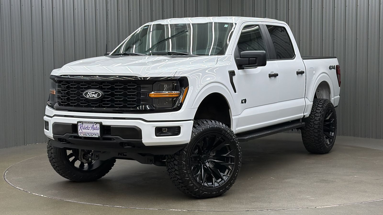 Lifted 2025 Ford F-150 STX Black Package Short Bed w/ 200A
