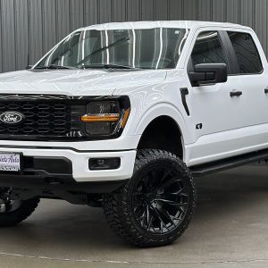 Lifted 2025 Ford F-150 STX Black Package Short Bed w/ 200A